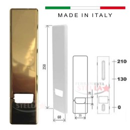 Copriavvolgitore placca tapparelle oro | ferramentastella.com 2