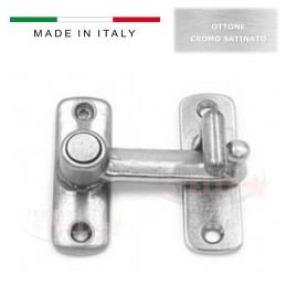 Tavellino con incontro ottone cromo satinato  | ferramentastella.it 2