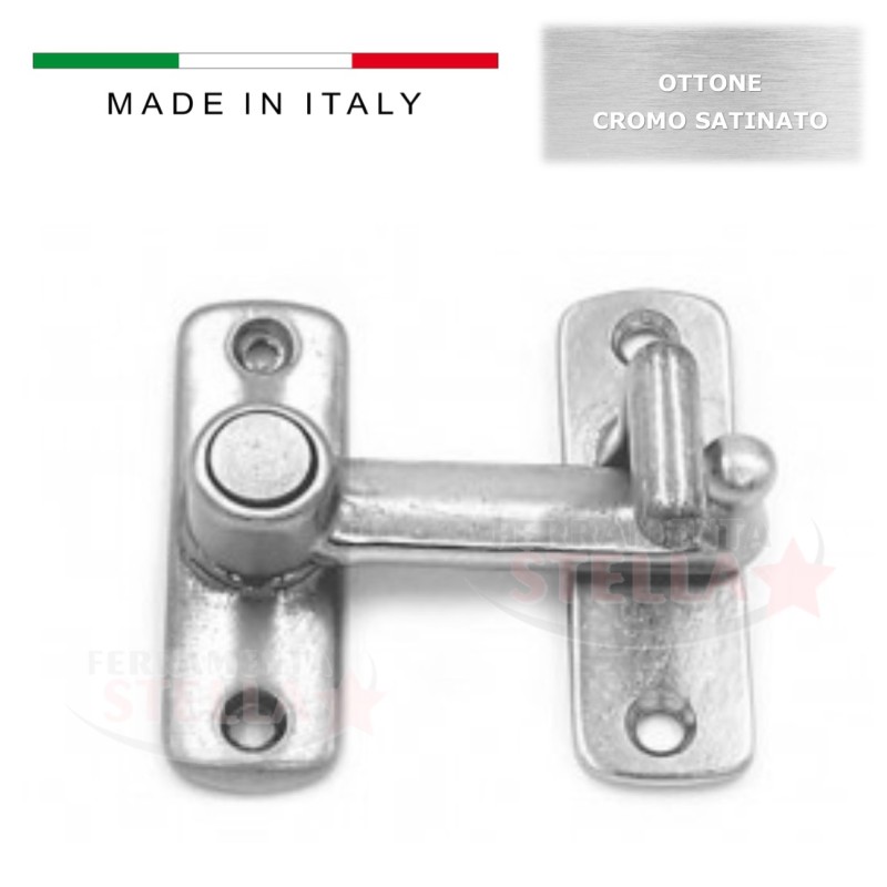 Tavellino con incontro ottone cromo satinato  | ferramentastella.it