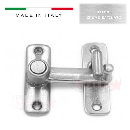 Tavellino con incontro ottone cromo satinato  | ferramentastella.it