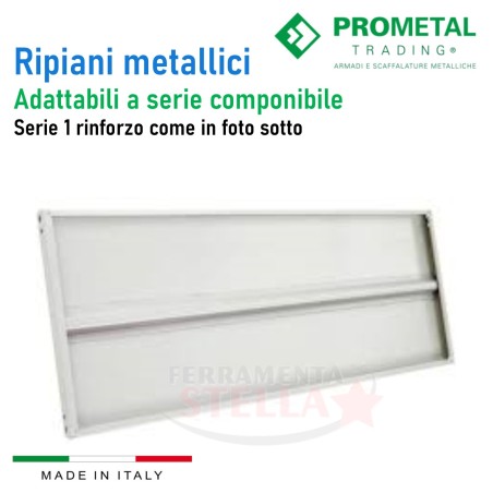 Ripiani metallici per scaffalature - 50 x 90 | ferramentastella.it