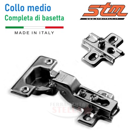 Cerniera cerniere tipo salice collo medio tm  | ferramentastella.it
