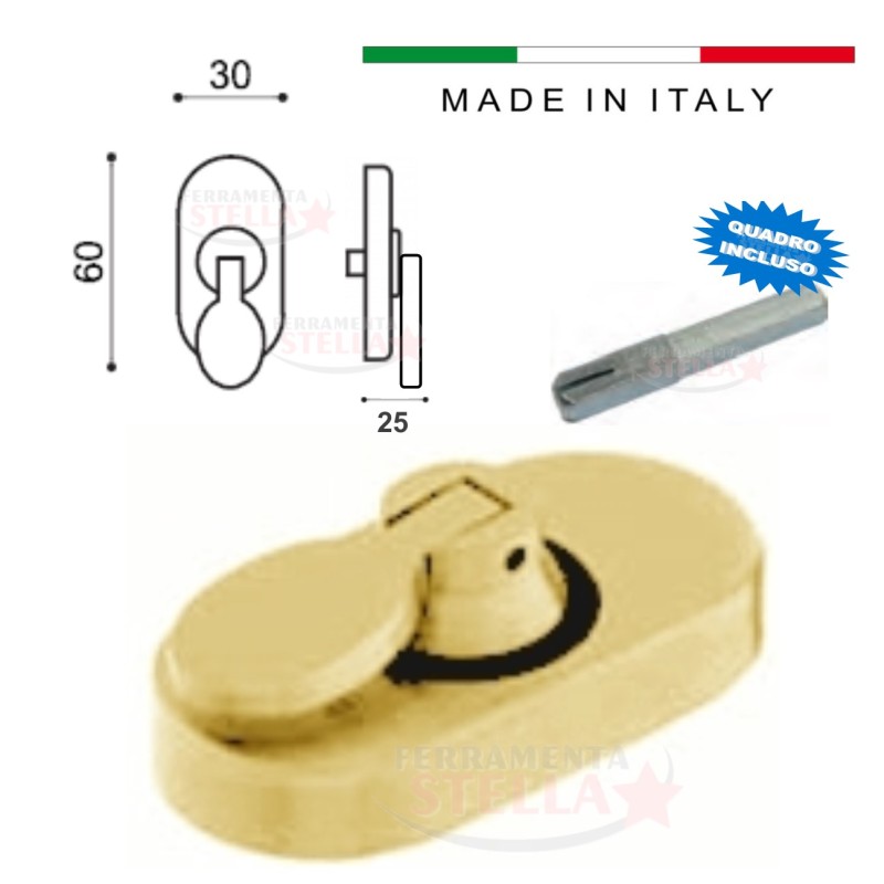 Pendente dk maniglia finestra balcone salvaspazio| ferramentastella.it