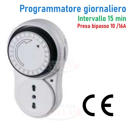 Timer temporizzatore giornaliero programmabile | ferramentastella.com