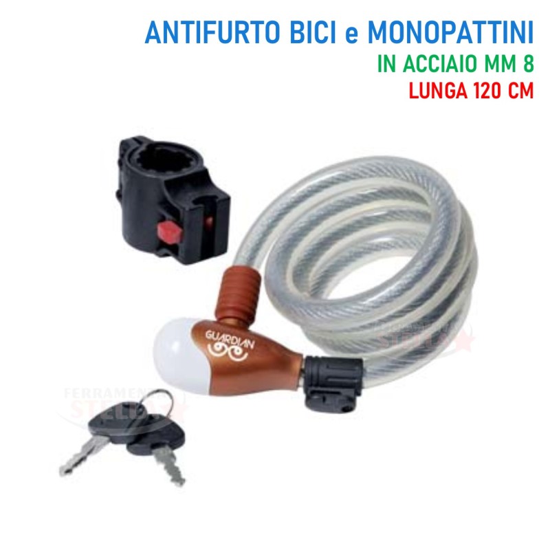 Catena chiusura antifurto per biciletta motorino | ferramentastella.IT