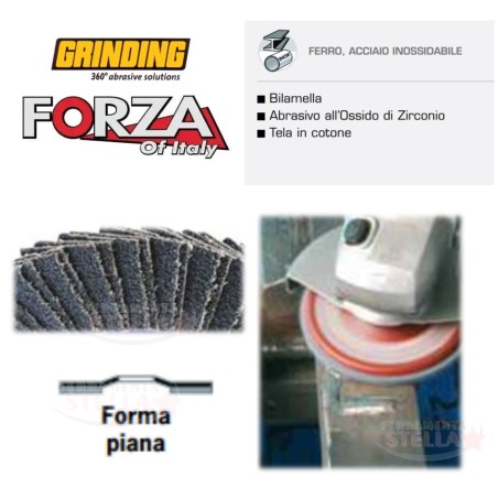 Disco lamellare corindone abrasivi flex  | ferramentastella.it