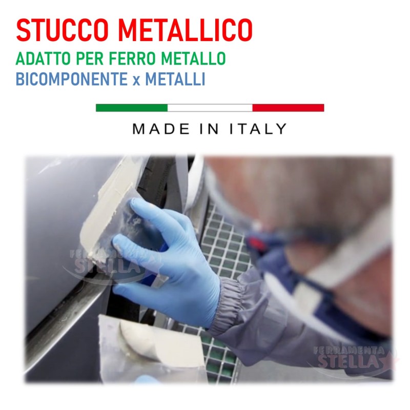 Stucco metallico adatto per ferro metallo | ferramentastella.it