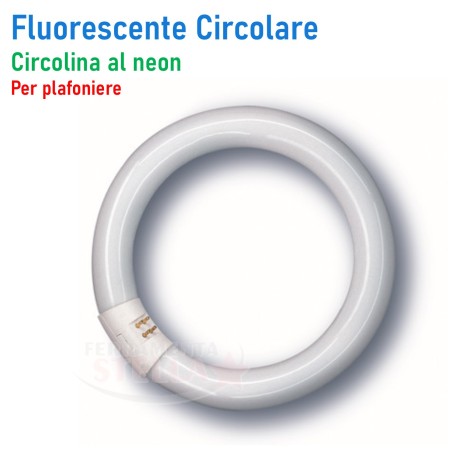 fluorescente circolare al neon per lampade 40w | ferramentastella.com