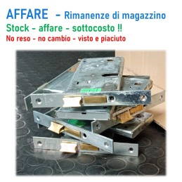 SERRATURA LOGO 44761 70 A INFILARE A FASCIA LARGA x ALLUMINIO ANTA - entrata 70 - frontale 16 - SOTTOCOSTO !!  2