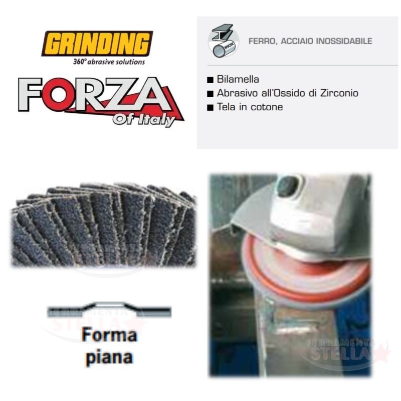 Disco lamellare abrasivi x smerigliatrice flex | ferramentastella.it