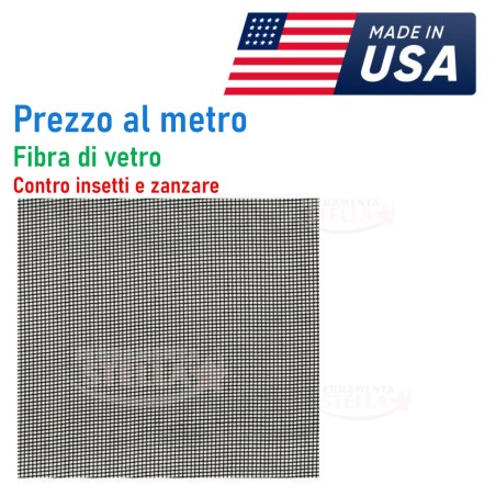 Tela zanzare fibra di vetro | ferramentastella.it