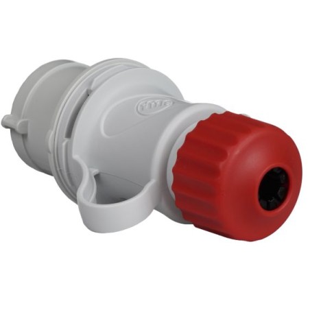 Spina industriale rossa 3p t 6h 400v fanton argo | ferramentastella.it