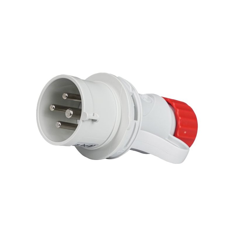 Spina industriale rossa 3p t 6h 400v fanton argo | ferramentastella.it