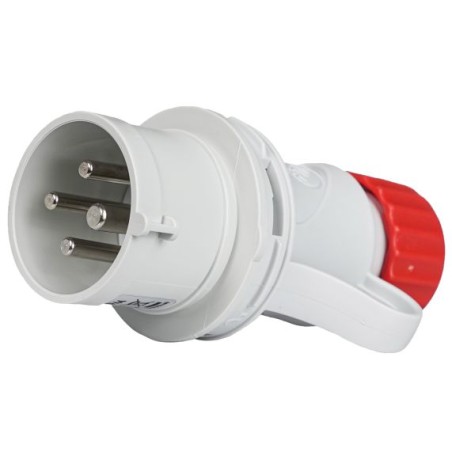 Spina industriale rossa 3p t 6h 400v fanton argo | ferramentastella.it