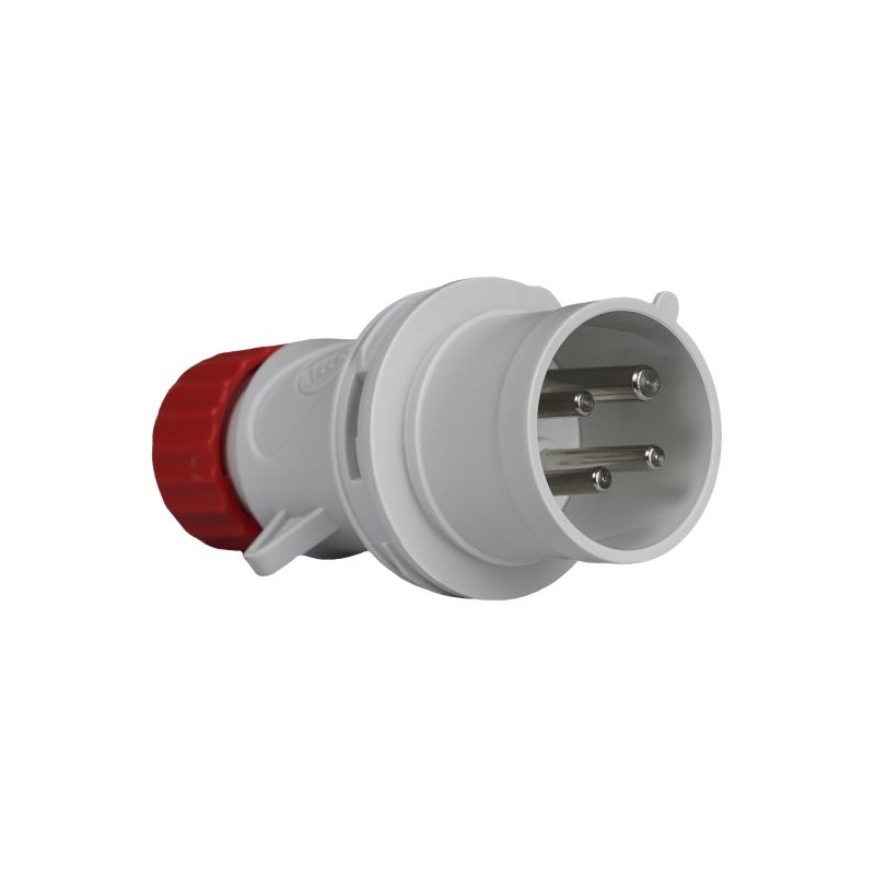 Spina industriale rossa 3p t 6h 400v fanton argo | ferramentastella.it