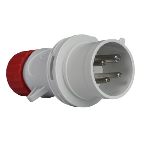 Spina industriale rossa 3p t 6h 400v fanton argo | ferramentastella.it