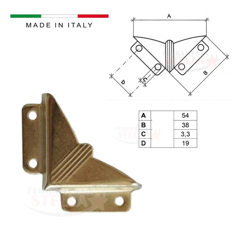 Ferma specchi fermaspecchi reggispecchi max 6 mm | ferramentastella.it