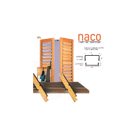 Comandi orientabili naco per legno SPL da 96 mm | ferramentastella.it