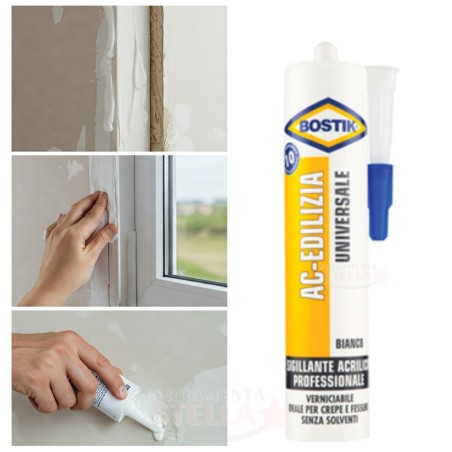 Silicone acrilico sigillante bianco verniciabile | ferramentastella.it