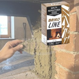 CEMENTO BIANCO IN POLVERE 1 KG STUCCO USO INTERNO ESTERNO - BRIKO LINE 2