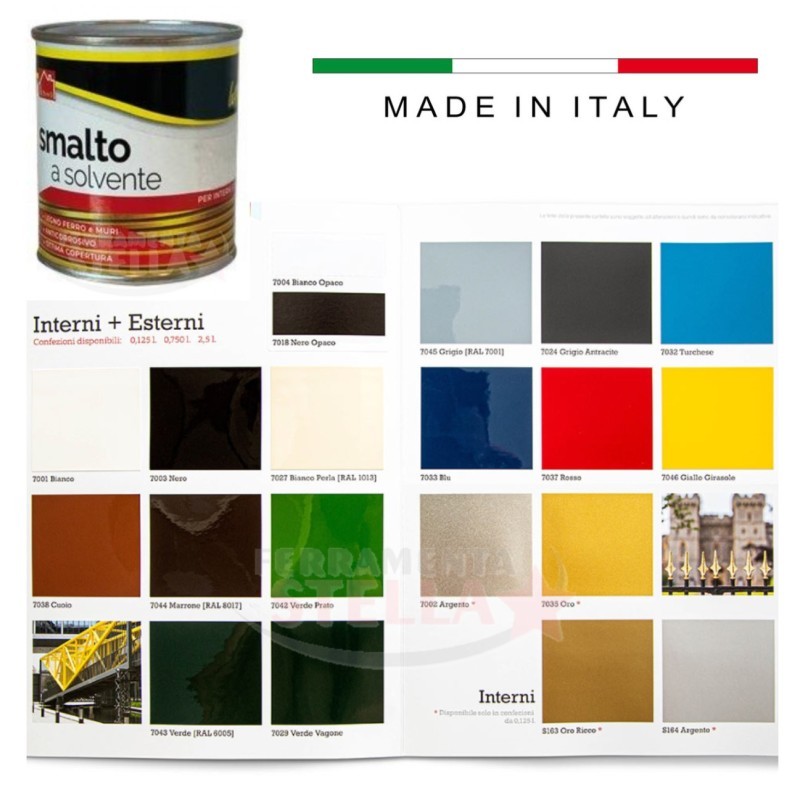 Smalto sintetico nero lucido anticorrosivo | ferrmanentastella.it