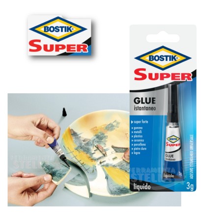 Bostik super glue control istantaneo - 3 grammi | ferramentastella.it