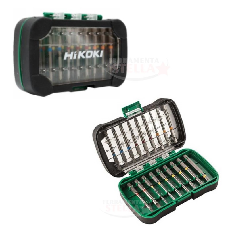 Set 18 inserti Hikoki 75 mm valigetta antiurto | ferramentastella.it