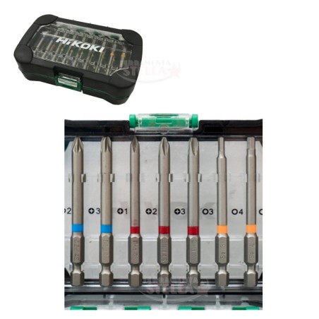 Set 18 inserti Hikoki 75 mm valigetta antiurto | ferramentastella.it