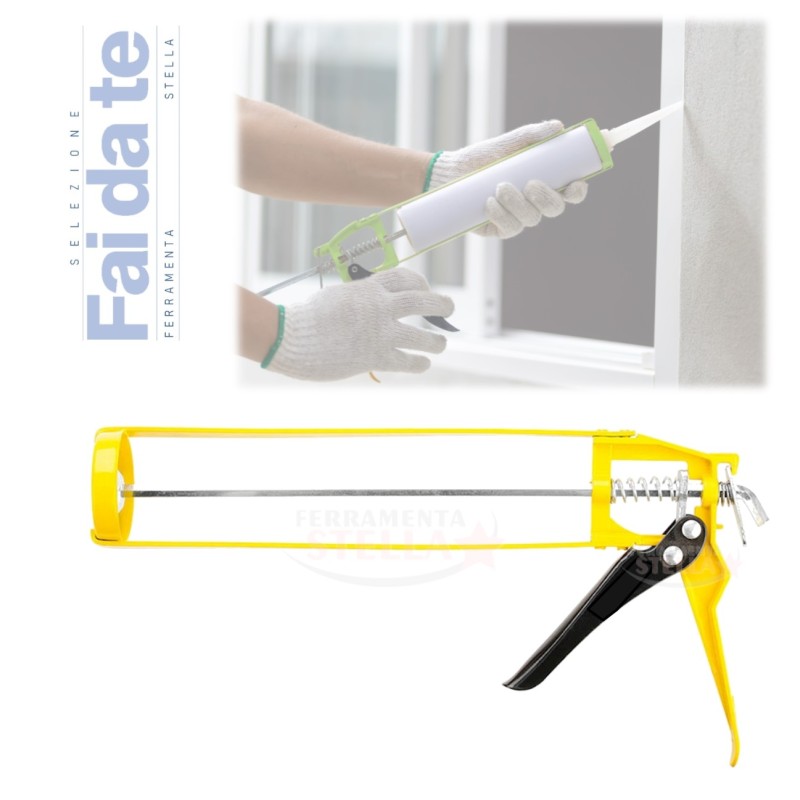 Pistola per silicone universale professionale | ferramentastella.com