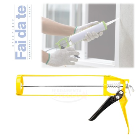 Pistola per silicone universale professionale | ferramentastella.com