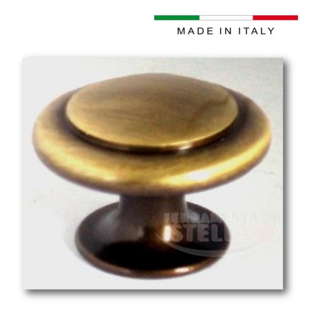 pomolino pomolo per mobili bronzo graffiato | ferramentastella.com