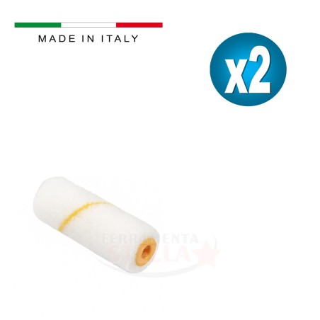 2 ricambi rullini sintetico x pittura 5 cm  |  ferramentastella.com