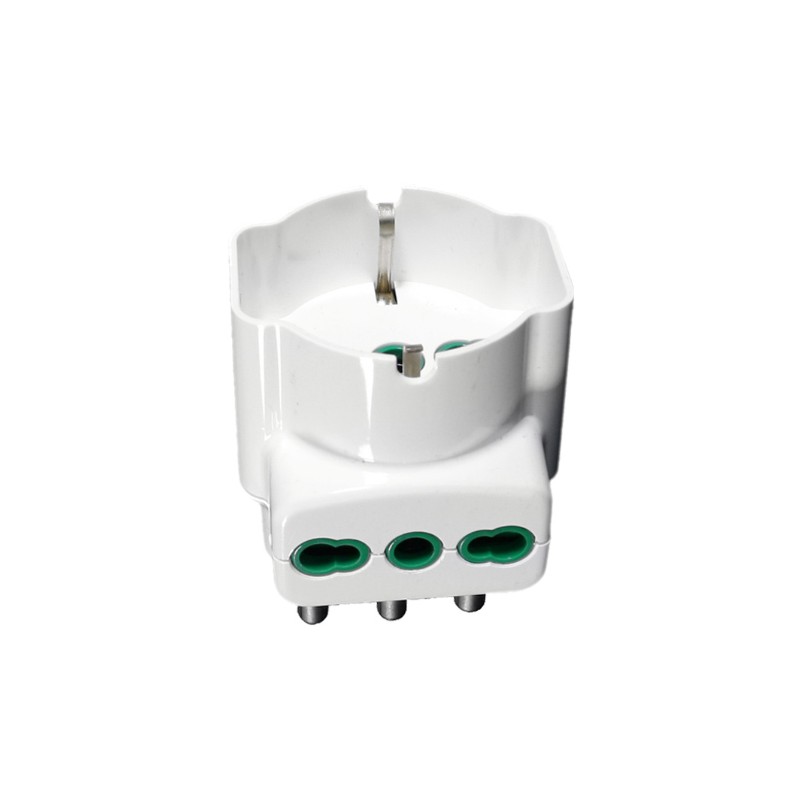 Adattatore schuko spina elettrica bianca 16a 250v| ferramentastella.it