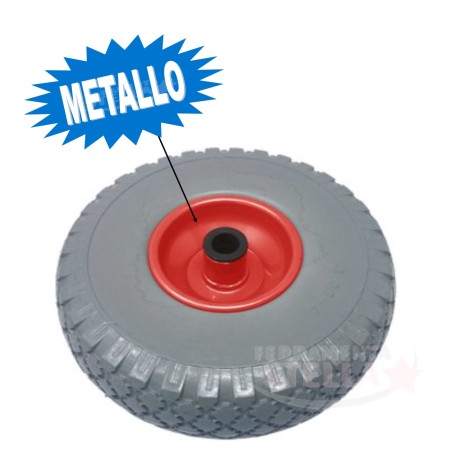 Ruota carrelli piene anti foratura da 260 disco in metallo | ferramentastella.it