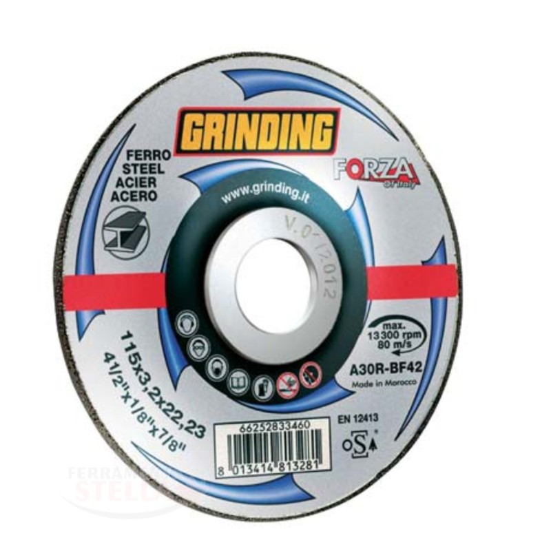 Disco taglio ferro Forza Grinding 115x3,2 mm | ferramentastella.it