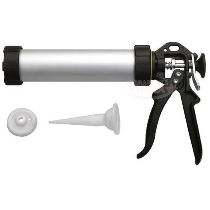 Pistola per silicone serbatoio alluminio extra | ferramentastella.it