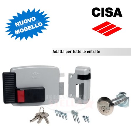 Serratura elettrica cisa 11610 portoncino ingresso|ferramentastella.it