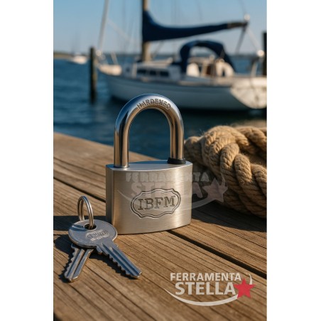 Lucchetto corazzato nautico 40 mm nautico| ferramentastella.it