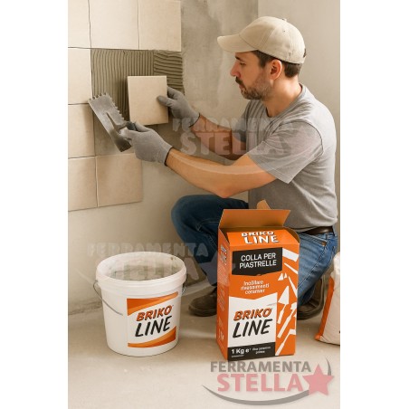 Colla per piastrelle polvere interno ed esterno | ferramentastella.it
