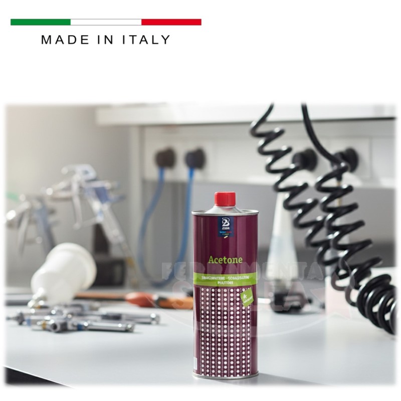 ACETONE PURO 1 lt sgrassante, pulitore multiuso | FERRAMENTASTELLA.IT