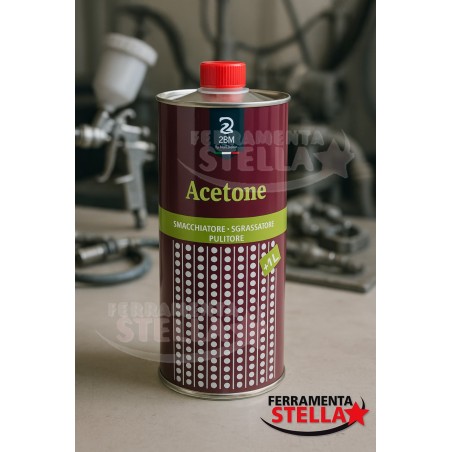 ACETONE PURO 1 lt sgrassante, pulitore multiuso | FERRAMENTASTELLA.IT