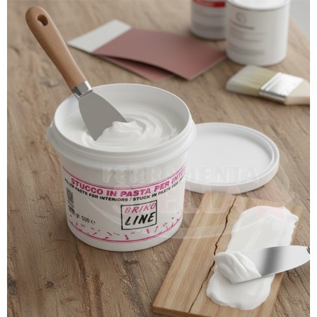 Stucco in Pasta per Legno e Muro 0,5kg | ferramentastella.com