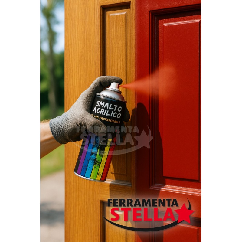 Smalto spray acrilico rosso rubino ral 3003 | ferramentastella.com