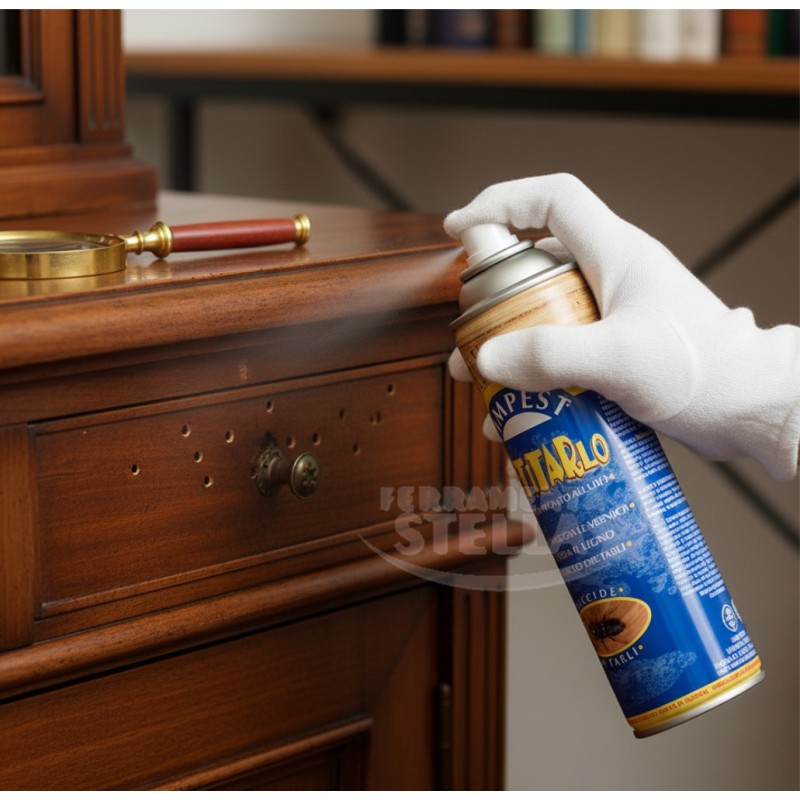 Antitarlo tarli insetti spray legno protettivo | ferramentastella.it
