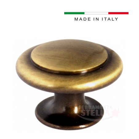 pomolino pomolo per mobili bronzo graffiato | ferramentastella.com