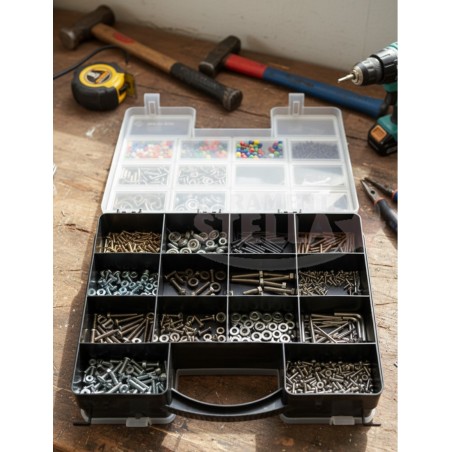Organizer portaminuterie 29x23 cm 20 scomparti | ferramentastella.com