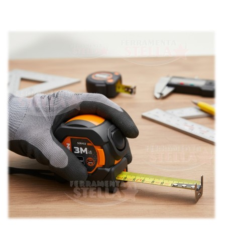Flessometro wokin 3 metri blocco automatico | ferramentastella.com