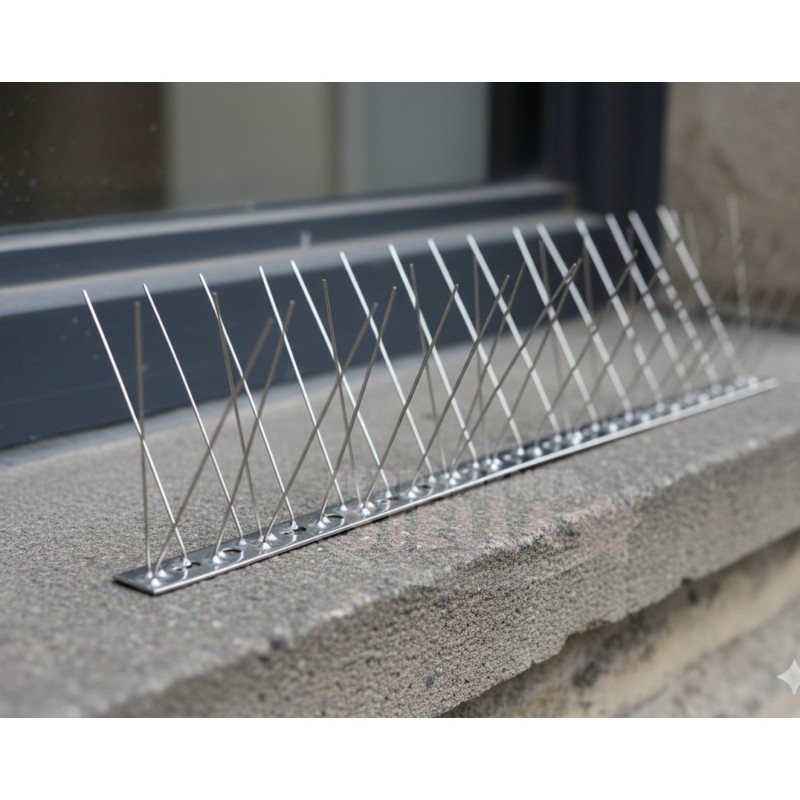 Dissuasore piccioni acciaio inox 1 mt 80 spilli | ferramentastella.com