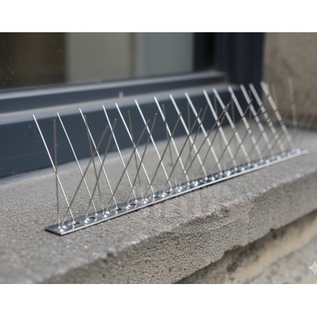 Dissuasore piccioni acciaio inox 1 mt 80 spilli | ferramentastella.com