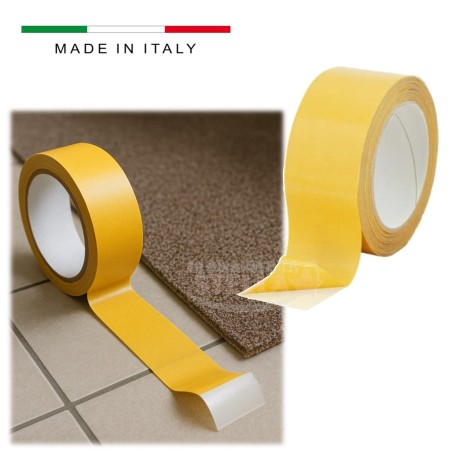 Nastro biadesivo adesivo entrambi per moquette | ferramentastella.it